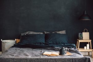 υπνοδωμάτιο μαύρο