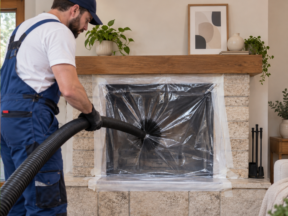 Καθαρισμός Τζακιού / Καμινάδας / Χτιστού Μπάρμπεκιου